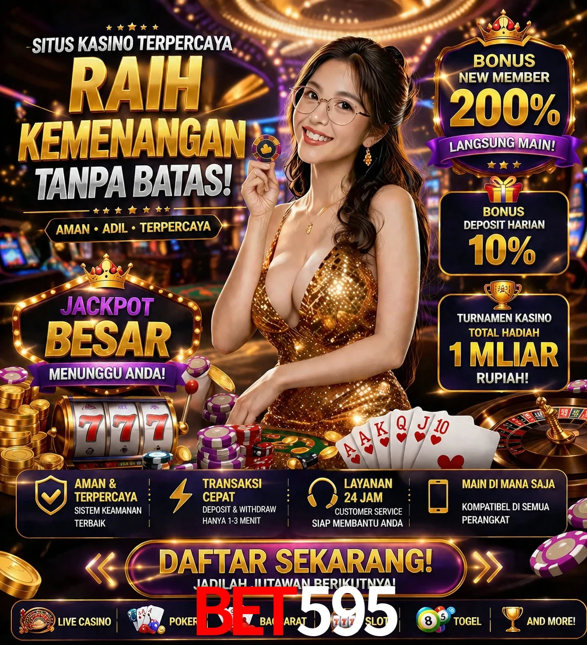 Roleta e blackjack bet595